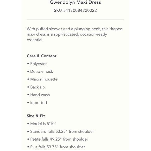 NWT Anthro Gwendolyn maxi dress; deep teal (2P) - Picture 6 of 6